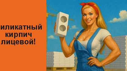 Белый силикатный лицевой пустотелый кирпич 1НФ!  Белый силикатный лицевой пустотелый кирпич 1НФ!